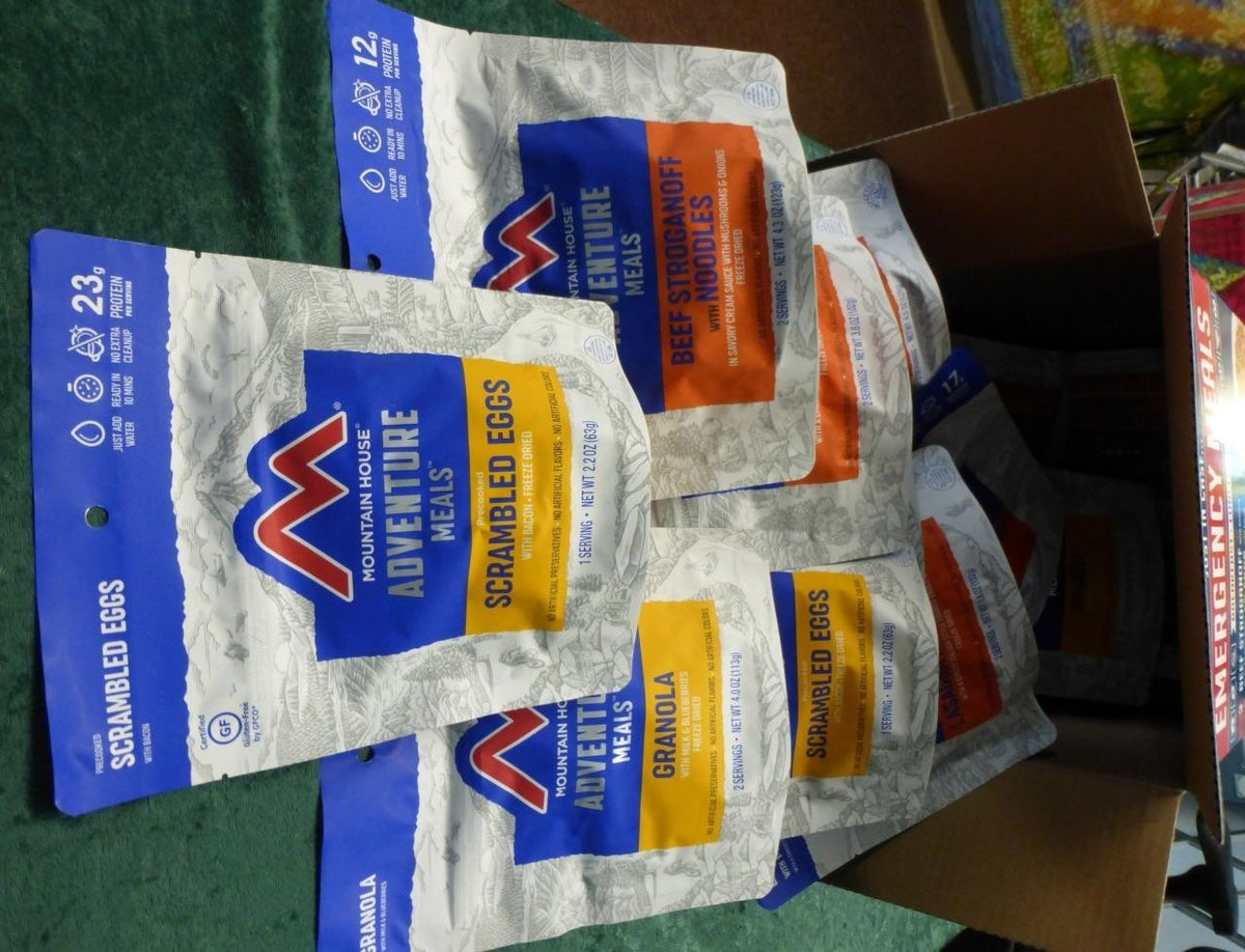 Mountain House Emergency Freeze Dried Food Supply 28 Servings Box