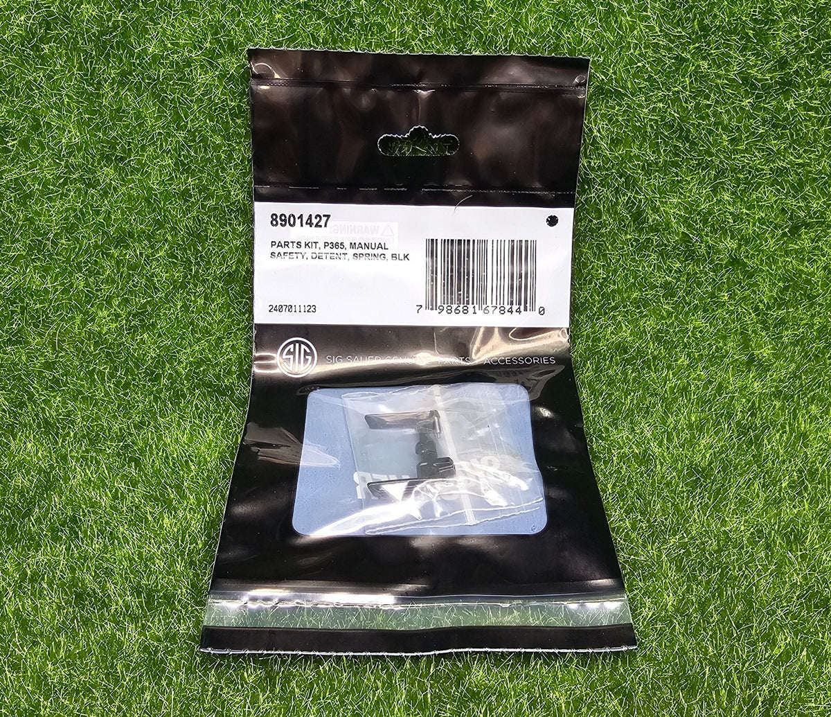 Sig Sauer P365 P365X P365XL Manual Safety Parts Kit - Black Steel Upgrade