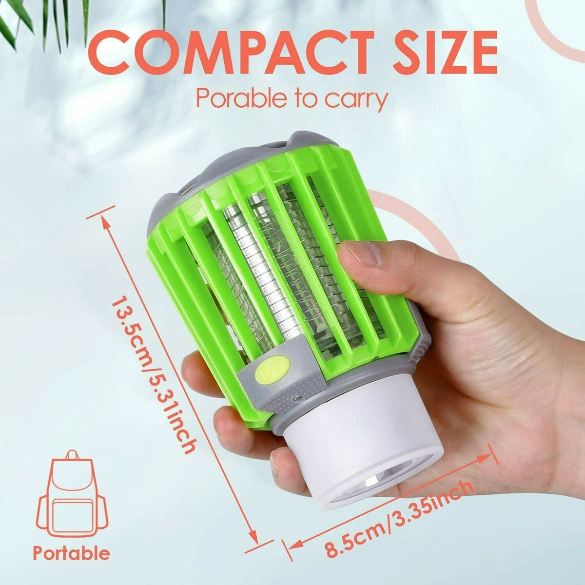 4-in-1 Rechargeable Camping Lantern with Mosquito Zapper and Ultraviolet Light