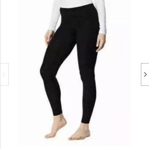 Women's Heat Base Layer Pants - Black, Large, Thermal Activewear