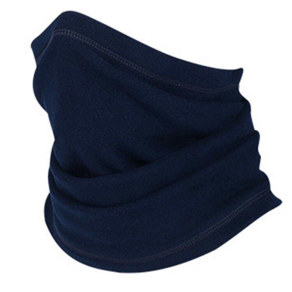 Winter Neck Gaiter Face Mask - Windproof Fleece Scarf for Cold Weather