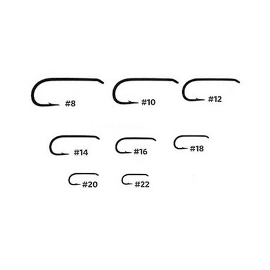 Fly Tying Hooks 50 Pack - High-Quality Carbon Steel for Fly Fishing