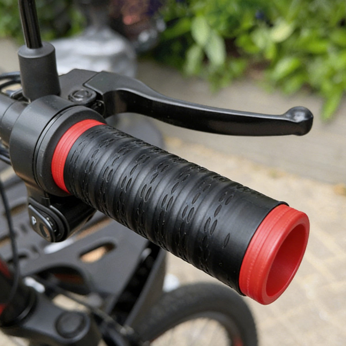 Universal Non-Slip Silicone Handlebar Grip Cover Pair for Bikes & Motorcycles