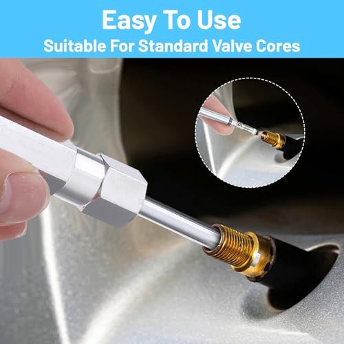 Valve Stem Removal Tool Set for Schrader Cores - 2 Pieces