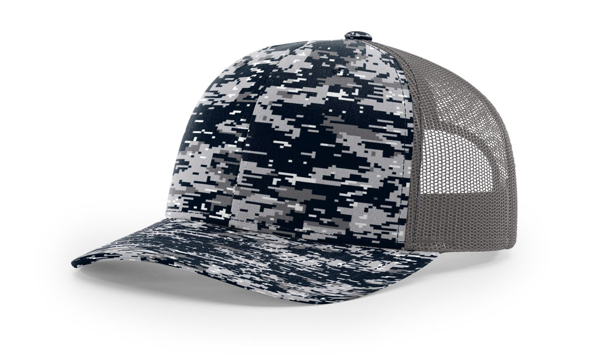Richardson Camo Trucker Hat Adjustable Snapback Cap Multiple Colors