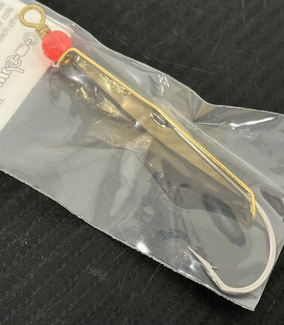 Saltwater Fishing Spoon with Gold Plating and 3-Inch Blade - Size 1