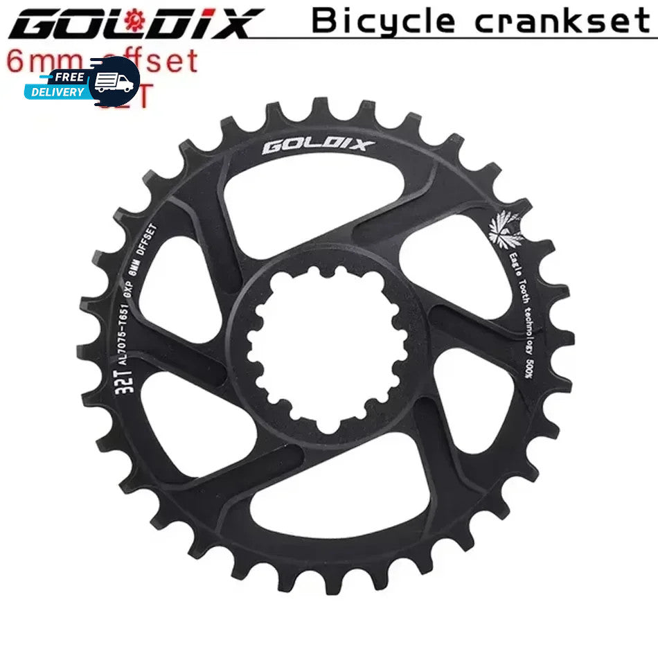 MTB Chainring 30T-38T Direct Mount 3 Bolt Offset 0-6mm for 9-12 Speed Bikes