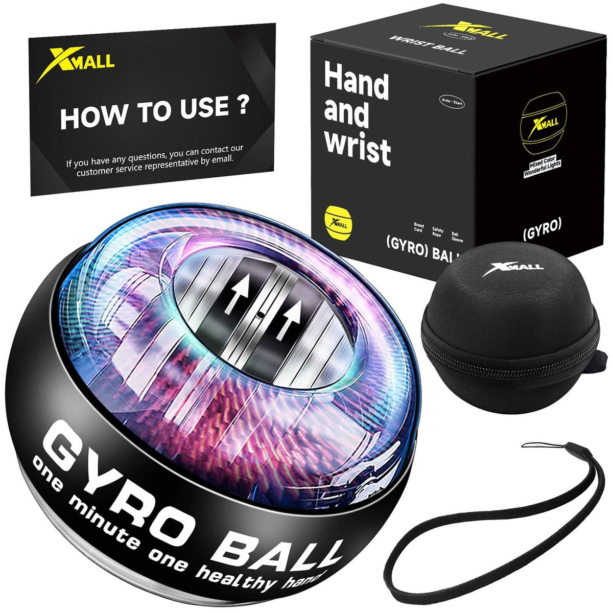 Torque Ball Hand Exerciser - Grip Strength Trainer for Forearm