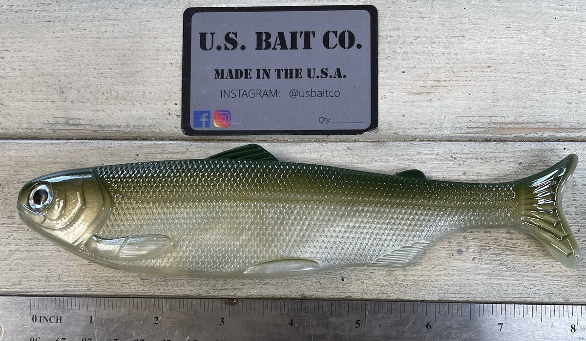 8-Inch Weedless Swimbait with Natural Bait Fish Color for Freshwater Fishing