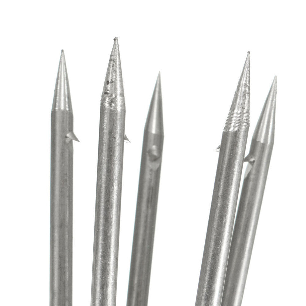 Stainless Steel 5-Prong Fish and Frog Spear Harpoon with 8mm Thread - 16cm Length