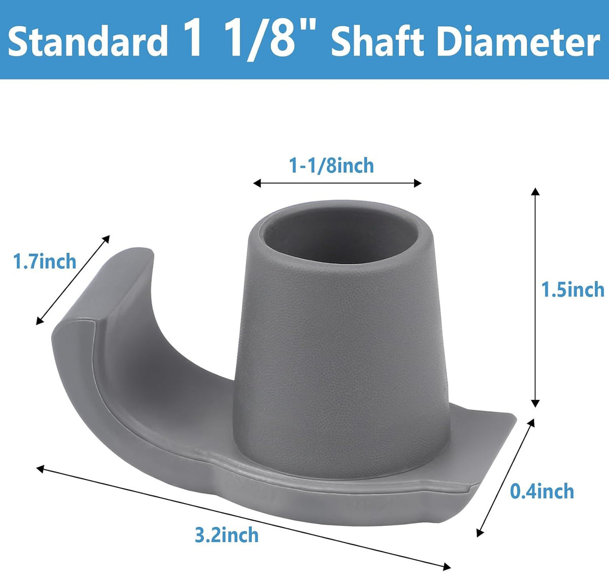 Walker Ski Glides for Folding Walkers - Replacement Feet for Smooth Mobility