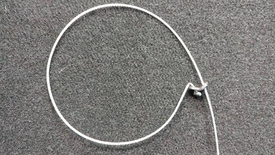 Survival Rabbit Snare Set - 6 Preloaded Small Game Traps 36 Inch
