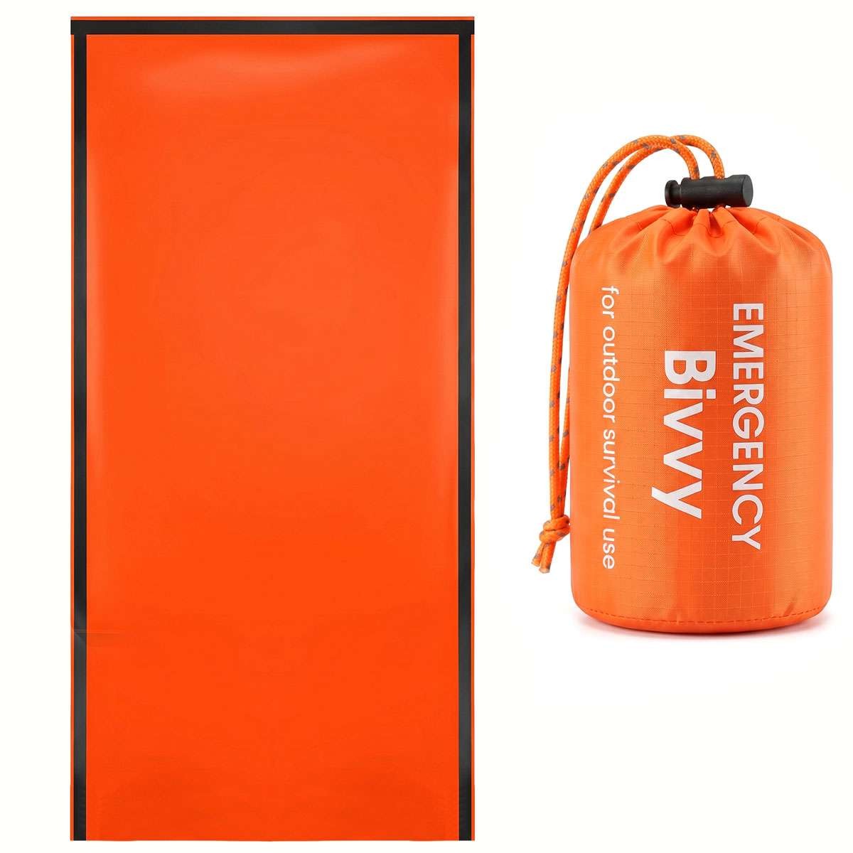 5 Pack Emergency Sleeping Bags Waterproof Thermal Survival Outdoor Camping
