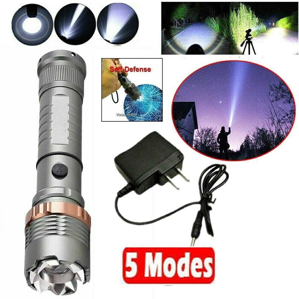Rechargeable LED Camping Flashlight High Brightness Handheld Torch