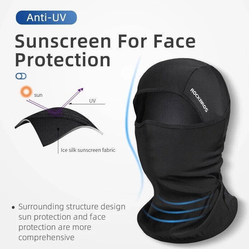 Summer Cooling Face Mask Balaclava UV Protection Breathable Headgear - 2 Pack