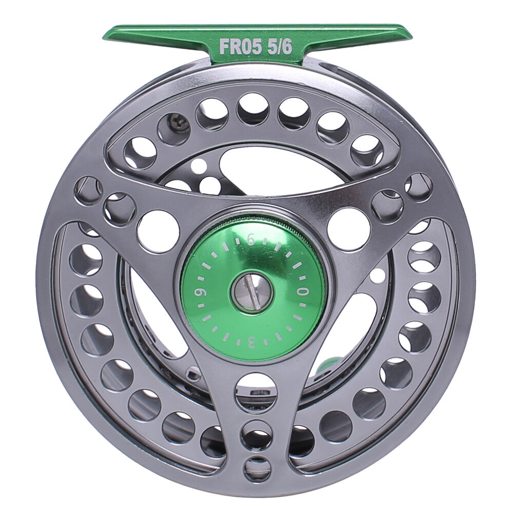 Fly Fishing Reel Large Arbor CNC Aluminum Alloy Body 5/6 7/8WT