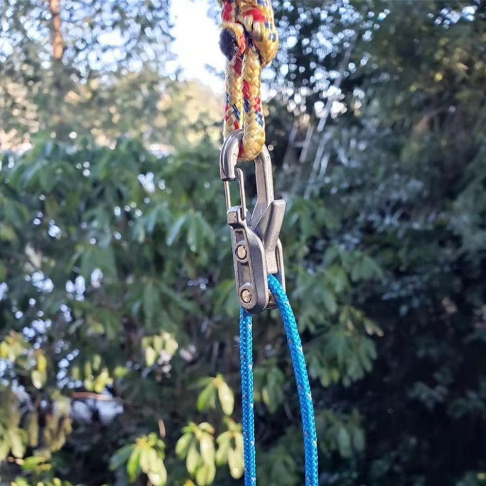 6 Pack Camping Rope with Roller Tensioner Lock Buckle - Heavy Duty Cable Puller