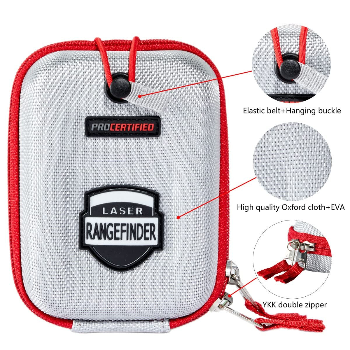 Golf Rangefinder Hard Shell Carry Case EVA Bag Compatible with Callaway & Bushnell