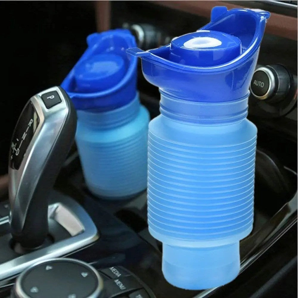 Portable Reusable Car Urinal with Leak-Proof Seal for Travel Camping Emergency Use