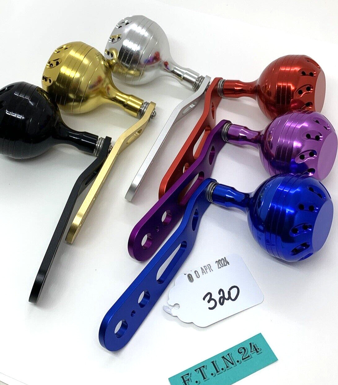 Fishing Reel Handle Power Handle FT Offset Blank for Penn 500-112 - Saltwater Upgrade