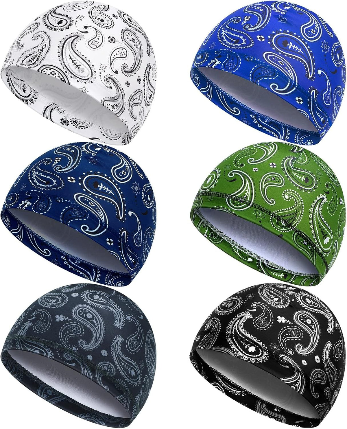 Cooling Skull Cap Helmet Liner - Sweat-Wicking Beanie for Men Women
