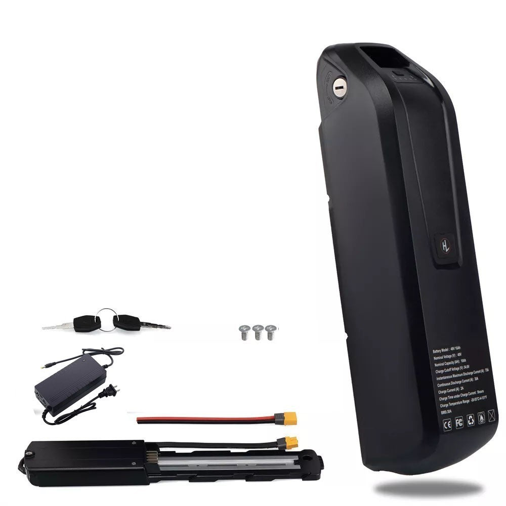 Electric Bicycle Battery 36V 48V 52V 10Ah-20Ah for 0-2000W E-Bikes