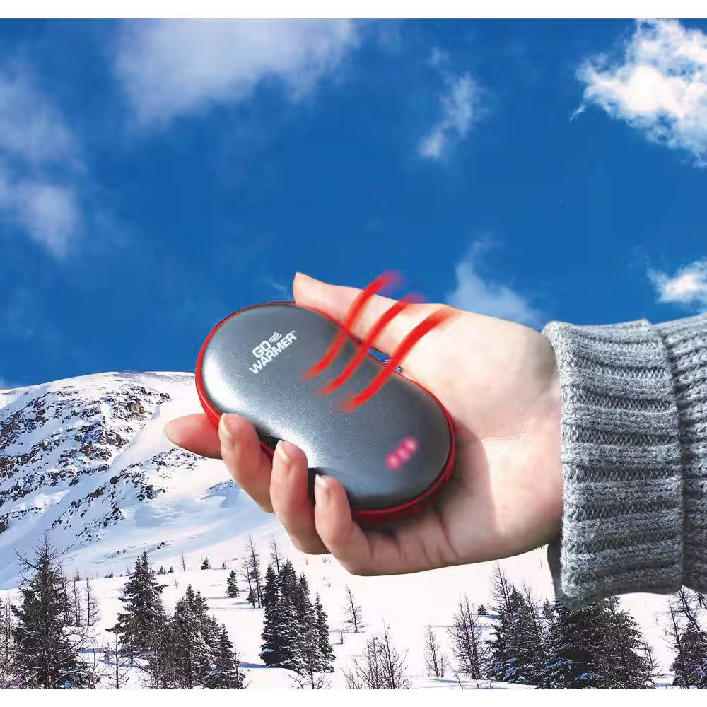 Rechargeable Hand Warmer with Flashlight 2-Pack Portable Heating Device