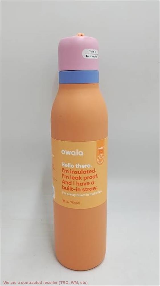 24oz Insulated Water Bottle with Twist Lid and Carry Loop - Cold & Hot Drinks