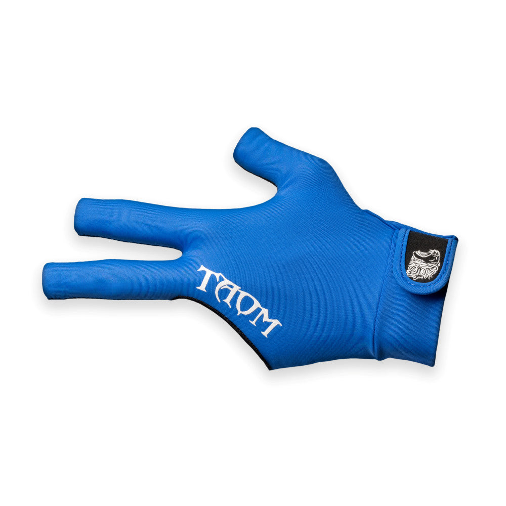 Taom Midas Yale Blue Billiard Glove, Right Hand, Large