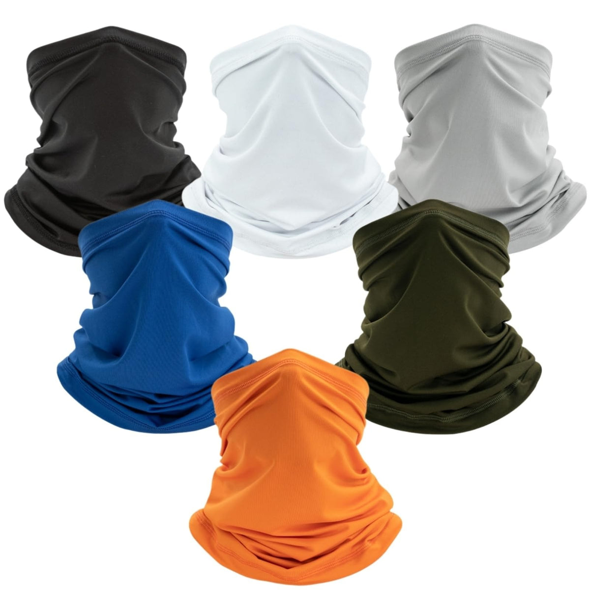 UV Protective Neck Gaiter for Men Women Sun Block Face Mask Set