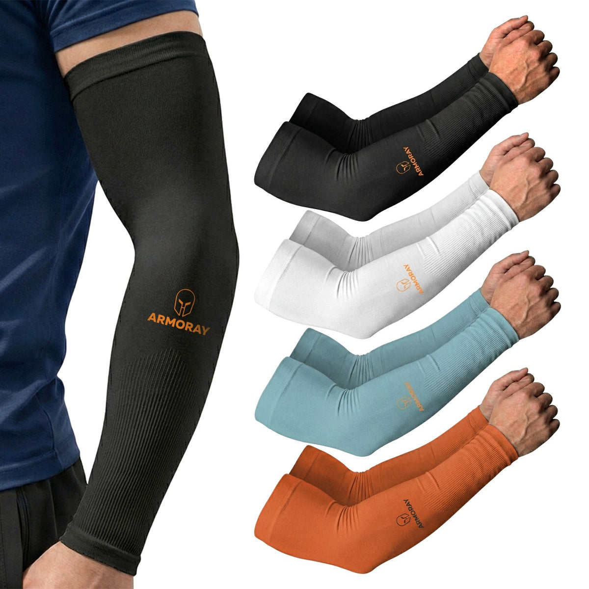 Tattoo Cover Up Arm Sleeves for Men & Women - UV Protection & Compression