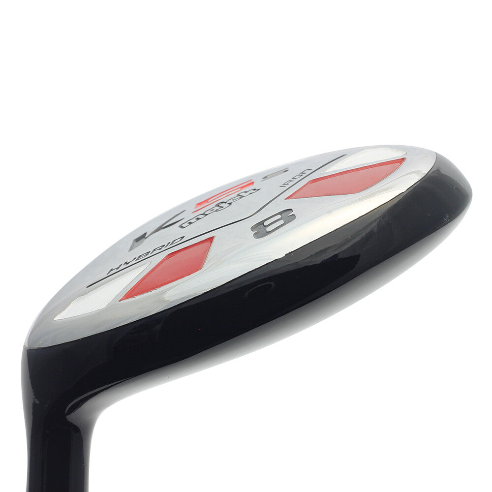 Left Hand Senior Golf Hybrid Club #8 with Arthritic Grip - 37.5 Inches