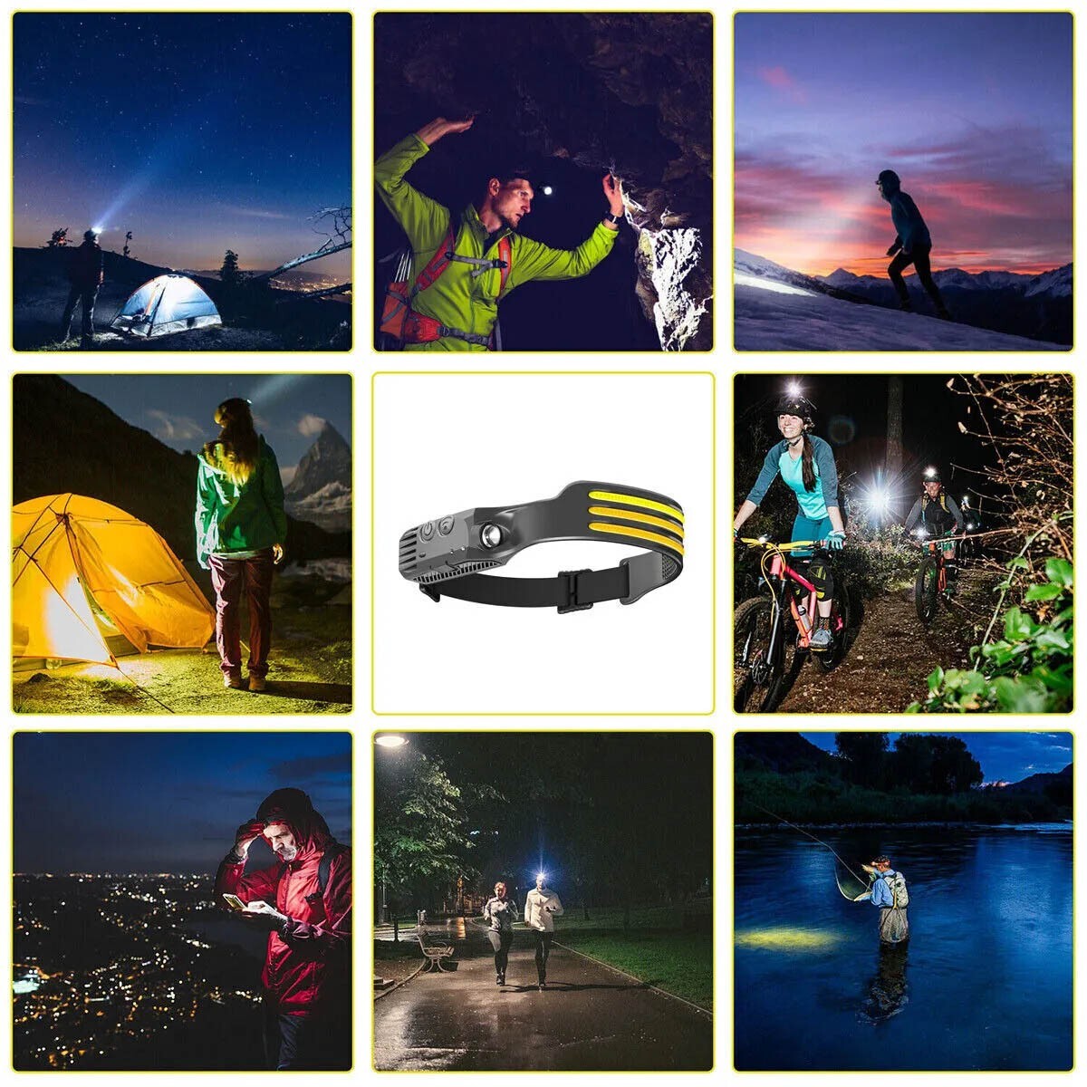 Super Bright LED Tactical Flashlight Rechargeable Work Light 1000000 Lumens