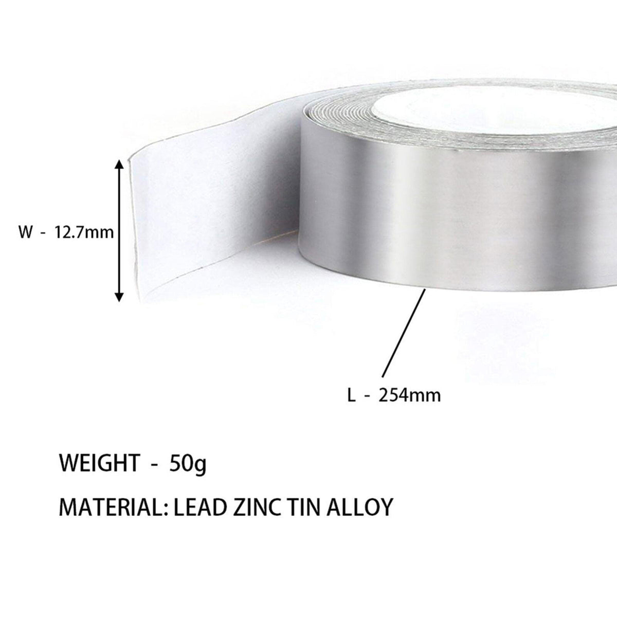 Golf Club Lead Tape Roll for Weight Tuning - 3 Sizes, Durable & Adhesive