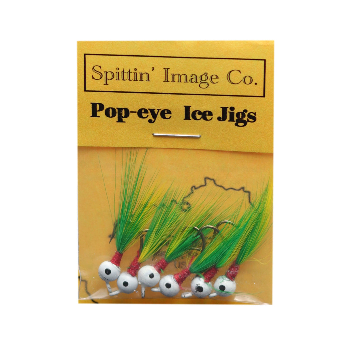 Artificial Fishing Jigs - 1/20 oz Flies with Hand Tied Feathers - 6 Pack