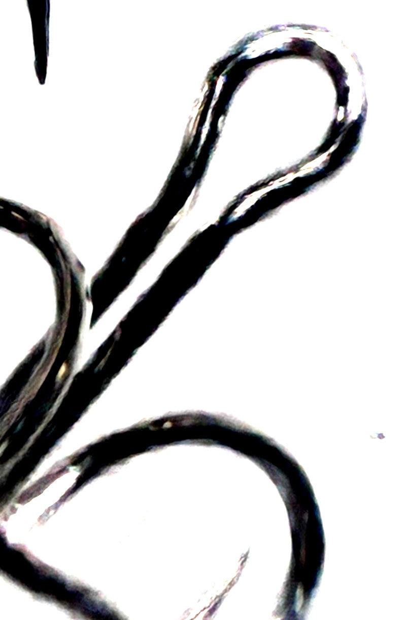 Double Fishing Hooks Size 6 Nickel 100 Pack - Durable & Sharp Tackle