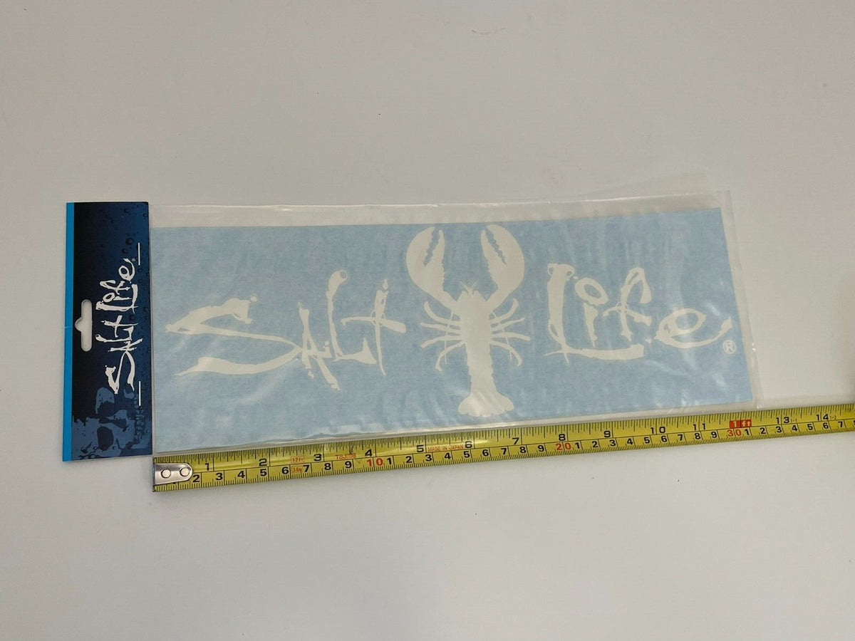 Salt Life 12-Inch Vinyl Surface Mount Decal for Boats & Vehicles