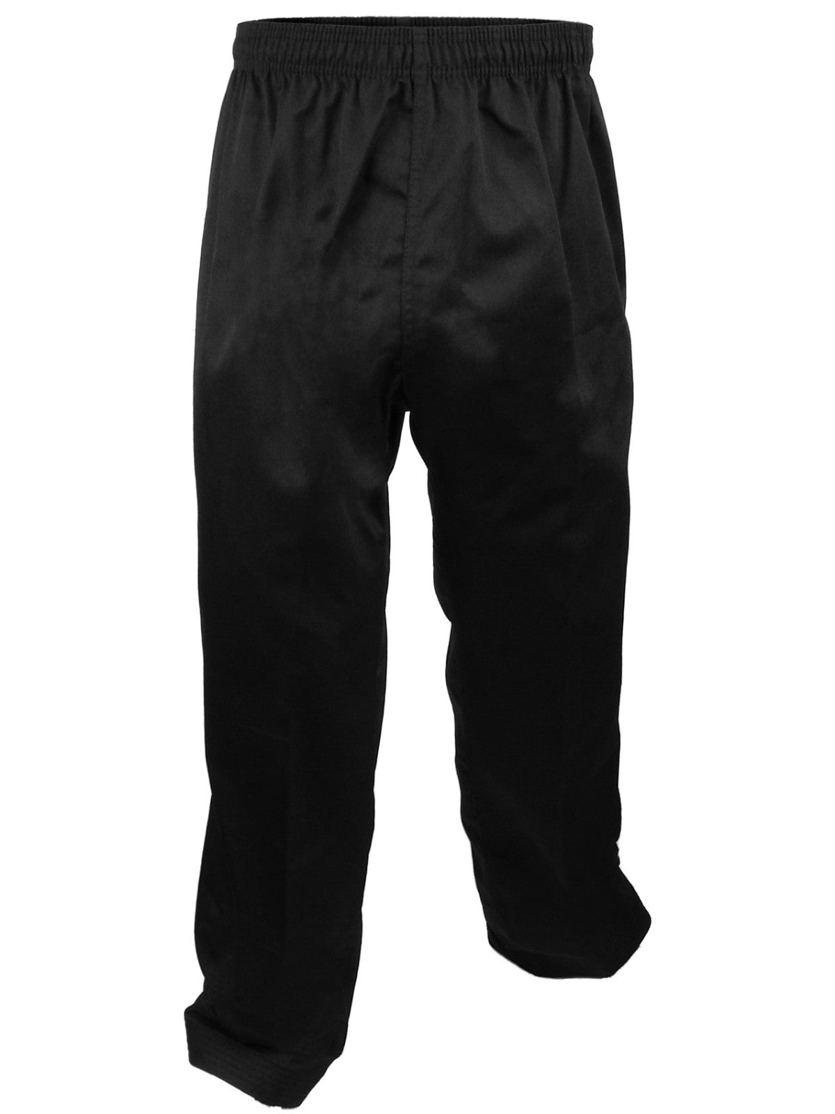 Martial Arts Karate Uniform Gi 7.5oz with White Belt Size 9 - Black