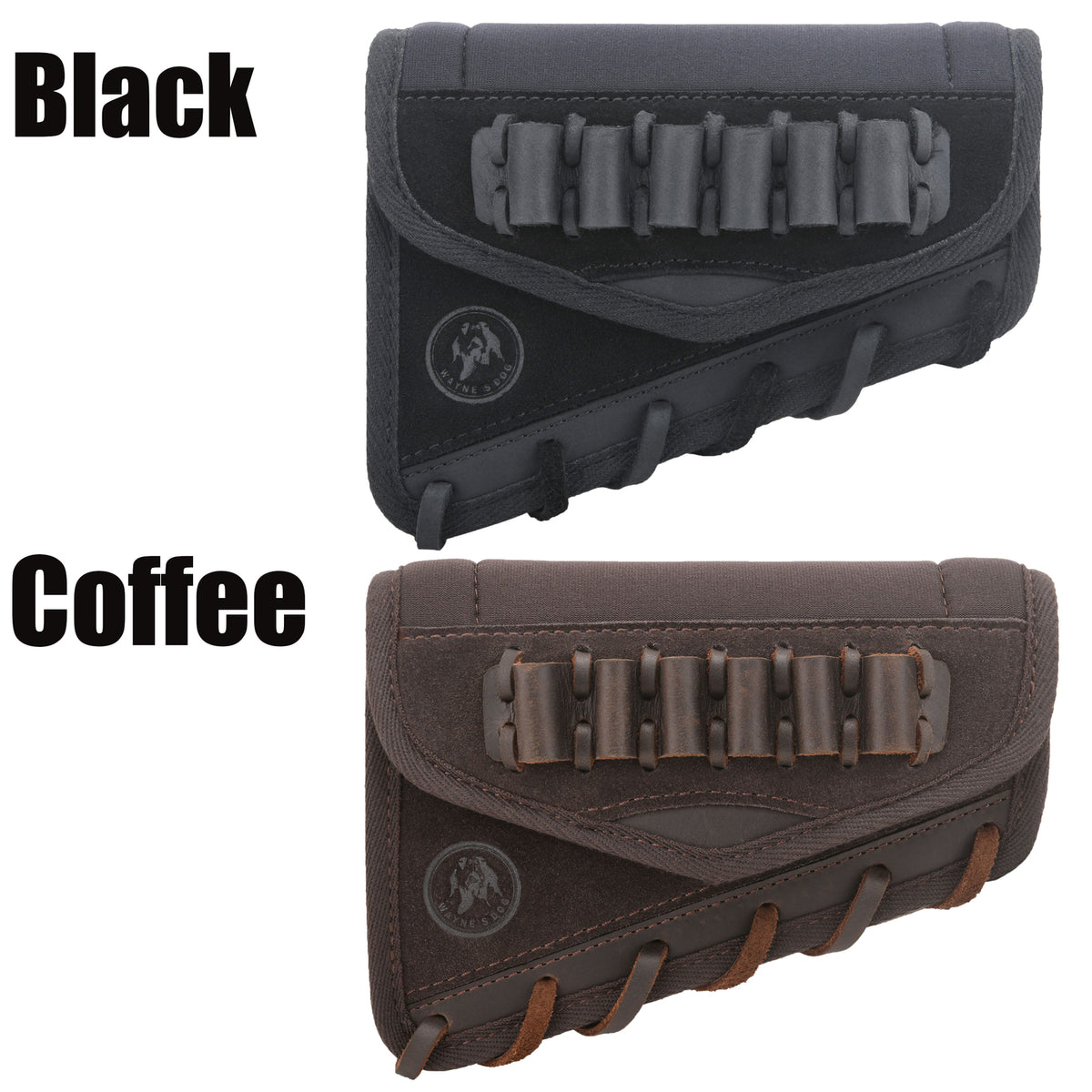 Leather Rifle Cheek Rest Recoil Pad for Hunting & Shooting