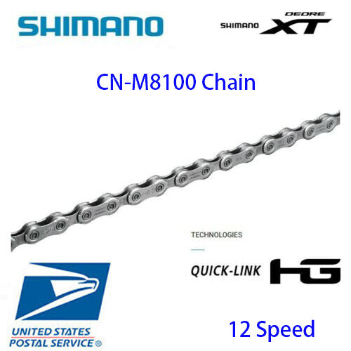 Shimano XT 12-Speed MTB Chain 124 Links Hyperglide+ SIL-TEC