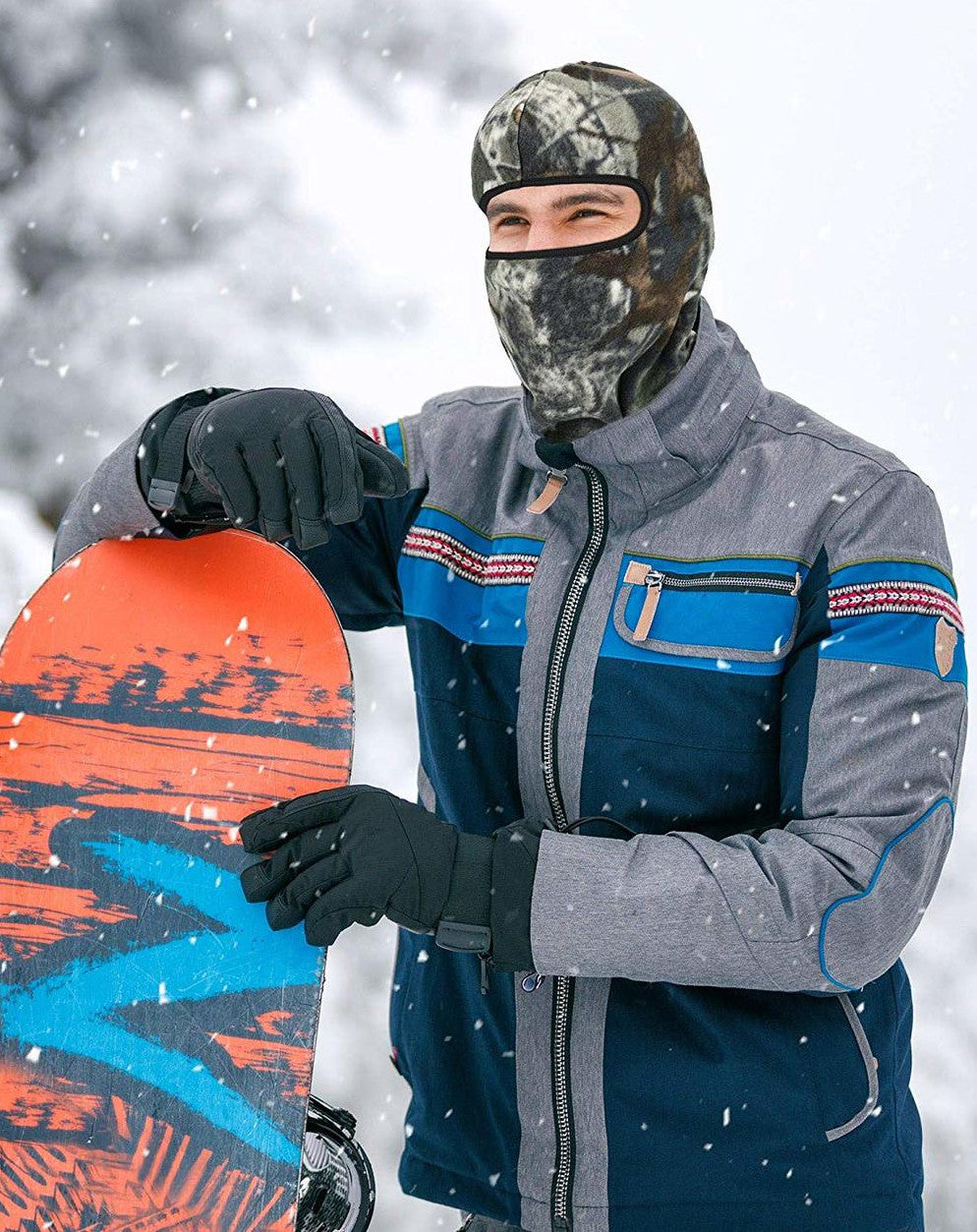 Unisex Thermal Fleece Balaclava Ski Mask Neck Warmer Windproof Face Cover
