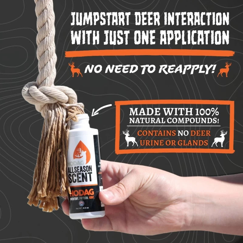 Deer Mock Scrape System with HempScent Rope and AllSeason Scent — Hunting Attractant