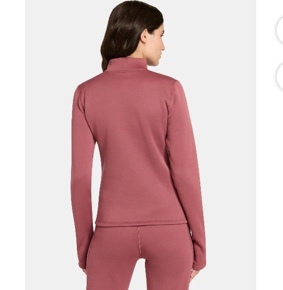 Size L Mock Neck Shirt for Women Base Layer Thermal Top - Wild Ginger