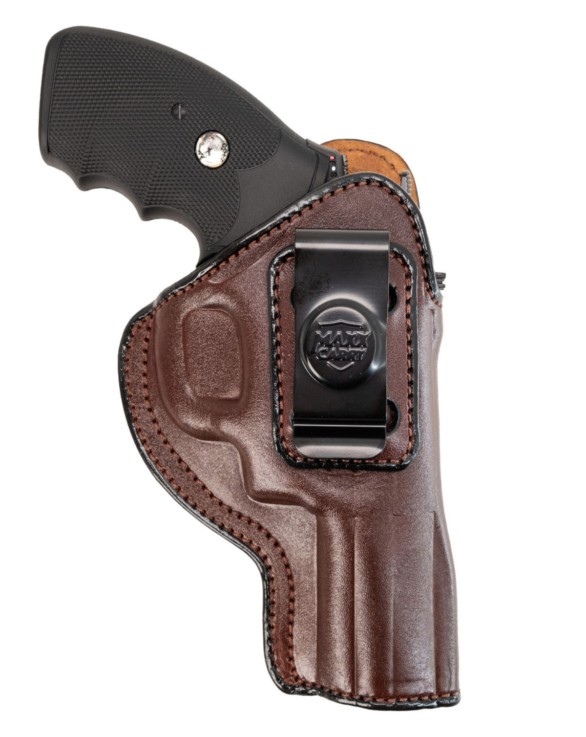 Full Grain Leather IWB Holster for Taurus 856 3-Inch Revolver - Concealed Carry
