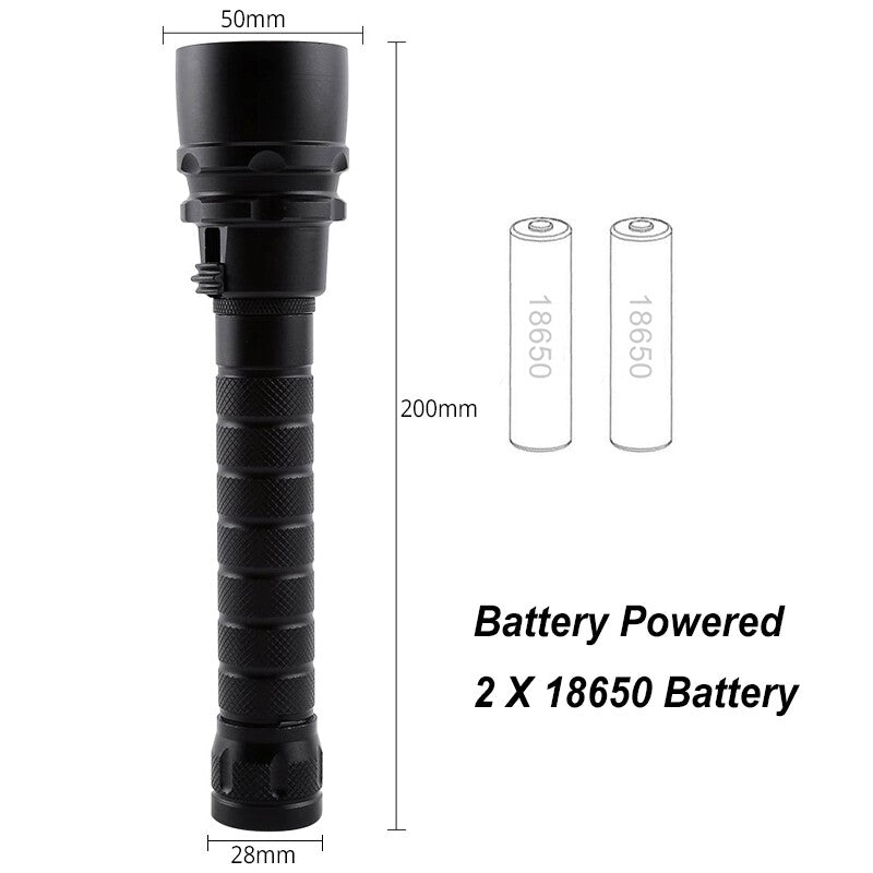 85000LM Waterproof Diving Flashlight Torch for Scuba