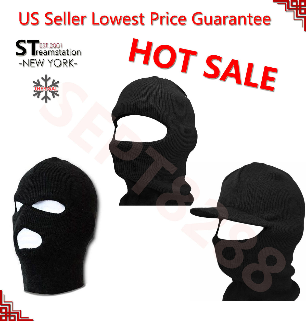 Unisex Winter Face Mask Balaclava for Cold Weather Ski Snowboarding