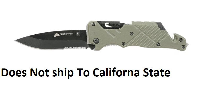 7-in-1 Stainless Steel Multitool Knife with Screwdriver for Camping & Outdoors