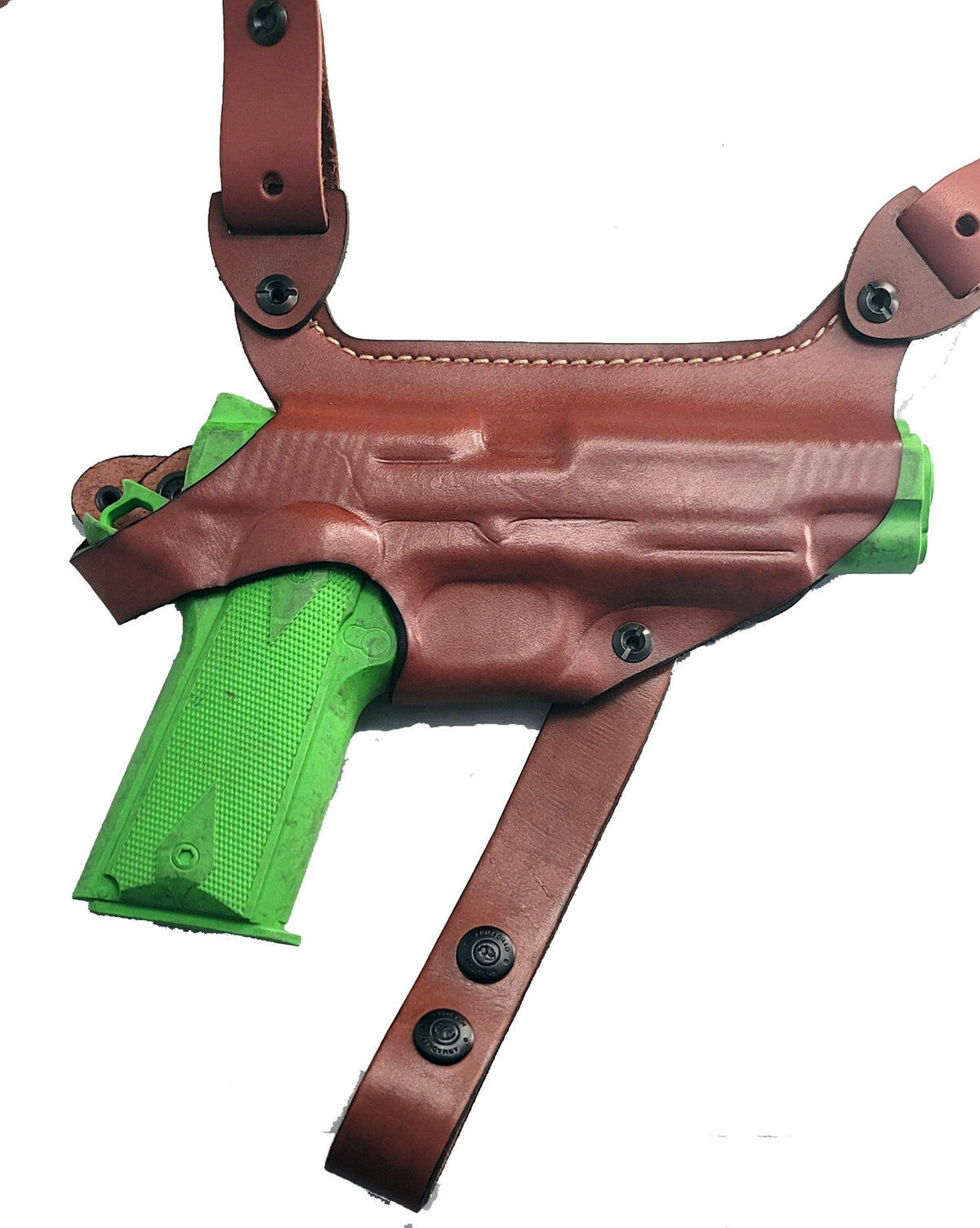 Armored Shoulder Holster for S&W 4506 645 1006 - Miami Vice Style