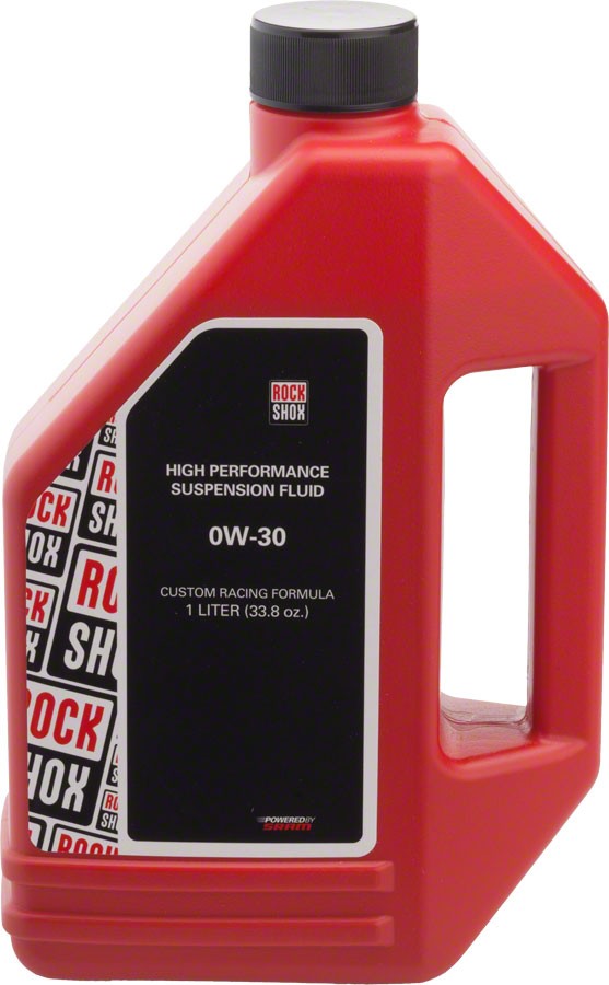 Suspension Oil 0W-30 for RockShox Forks - 1L Bottle, Compatible with Pike, Lyrik, Yari