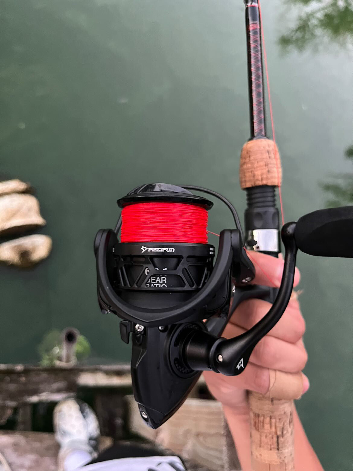 High-Performance Braided Fishing Line No Fade Red - Multiple Sizes & Lengths